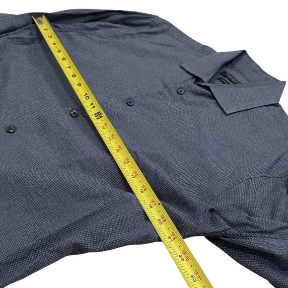 John Varvatos USA Slim Fit Blue Micro Dot Long Sleeve Button up Size M/L - Picture 13 of 14